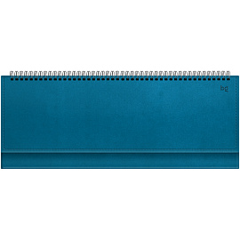 Планинг недатированный, 56л., 330*130мм, кожзам, BG "Winner. Dark teal", бирюзовый