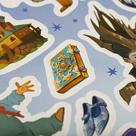 Наклейки бумажные Мульти-Пульти "Волшебник изумрудного города", 12*18см, европодвес фото Наклейки бумажные Мульти-Пульти "Волшебник изумрудного города", 12*18см, европодвес