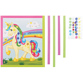 Аппликация из пуговиц Мульти-Пульти "Единорог", европодвес