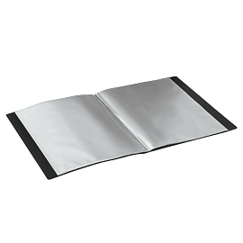 Папка 30 вкладышей BRAUBERG "Office", черная, 0,5 мм, 222632 фото Папка 30 вкладышей BRAUBERG "Office", черная, 0,5 мм, 222632