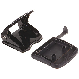 Дырокол OfficeSpace 35л., металлический, черный, с линейкой фото Дырокол OfficeSpace 35л., металлический, черный, с линейкой