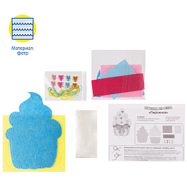 Игрушка из фетра Мульти-Пульти "Пирожное