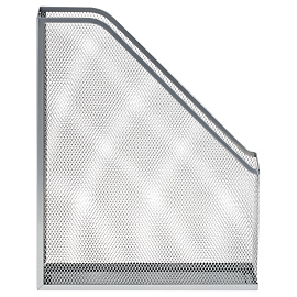 Лоток для бумаг вертикальный СТАММ, металл, серебристый