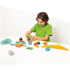 Пластилин растительный JOVI, 6 цветов "Nature", 150г, дисплей, картон