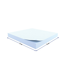 Самоклеящийся блок Berlingo "Standard", 76*76мм, 100л., голубой фото Самоклеящийся блок Berlingo "Standard", 76*76мм, 100л., голубой