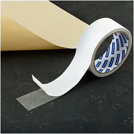 Клейкая лента двусторонняя OfficeSpace, 38мм*10м, бумажная основа фото Клейкая лента двусторонняя OfficeSpace, 38мм*10м, бумажная основа