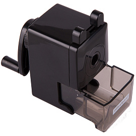 Точилка механическая OfficeSpace, пласт. корпус, черная, инд. упаковка