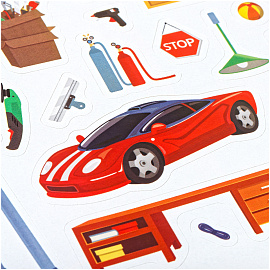 Альбом с наклейками Мульти-Пульти, "100 наклеек. Для мальчиков", 12стр., А5