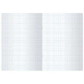 Тетрадь 80л., А4 клетка BG, бумвинил, зеленый