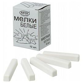 Мел Алгем белый 12 штук