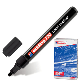 Маркер промышленный лаковый Edding E-790/1 чёрный 2-3 мм