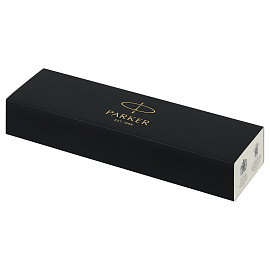 Ручка-роллер PARKER "Vector Black", корпус черный лак, детали из нержавеющей стали, синяя, S0319630