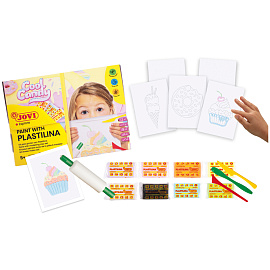 Набор для рисования объемной картины из пластилина Jovi Сладости