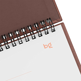 Планинг недатированный, 56л., 330*130мм, кожзам, BG "Nebraska. Brown", коричневый