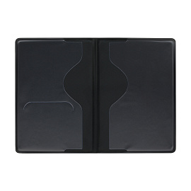 Обложка для паспорта OfficeSpace "Fusion" мягкий полиуретан, малиновая, тиснение