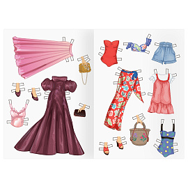 Аппликация ТРИ СОВЫ "Одень куклу. Мой стиль", 16стр.