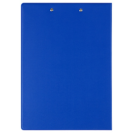 Папка-планшет с зажимом OfficeSpace А4, ПВХ, синий