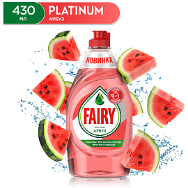 Средство для мытья посуды Fairy Арбуз гель 0.43 л с дозатором