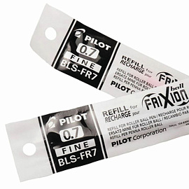 Стержень гелевый Pilot BLS-FR7 стираемый черный 111 мм (толщина линии 0.4 мм)