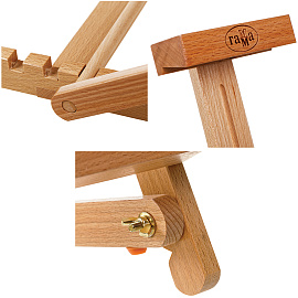 Мольберт настольный каркасный Гамма "Студия", 42*35*26(58)см, бук фото Мольберт настольный каркасный Гамма "Студия", 42*35*26(58)см, бук