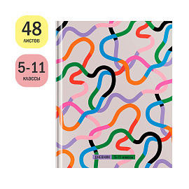 Дневник 5-11 кл. 48л. (твердый) ArtSpace "Абстракция", матовая ламинация