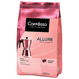 Кофе в зернах COFFESSO "Allure", 1 кг, 102487 фото Кофе в зернах COFFESSO "Allure", 1 кг, 102487