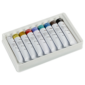 Краски масляные Гамма "Студия" "Юбилейная", 9 цветов, туба 46мл, картон.упак. фото Краски масляные Гамма "Студия" "Юбилейная", 9 цветов, туба 46мл, картон.упак.