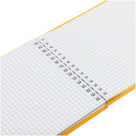 Блокнот А5 80л. на гребне BG "Your poster", твердая обложка, матовая ламинация, выб. лак