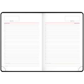 Ежедневник недатир. А5, 136л., кожзам, OfficeSpace "Winner", фуксия