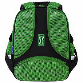 Ранец BRAUBERG FIT, 2 отделения, "Night warrior", 38х27х14 см, 272023