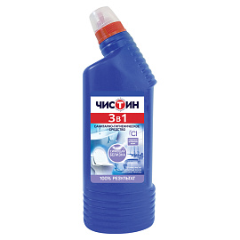 Средство для сантехники чистящее Чистин 3в1 0.75 кг для уборки туалета и ванной/для чистки ванн и душевых