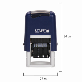 Датер-мини STAFF, месяц буквами, оттиск 22х4 мм, "Printer 7810", 237432 фото Датер-мини STAFF, месяц буквами, оттиск 22х4 мм, "Printer 7810", 237432
