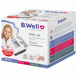Тонометр B.Well PRO-39 на запястье (с поверкой РФ)