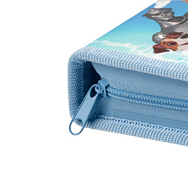 Пенал 1 отделение, 210*130 Мульти-Пульти "Волшебник Изумрудного Города", две откидные секции, ткань