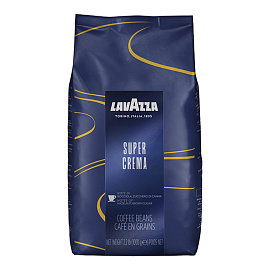 Кофе в зёрнах Lavazza Super Crema 1 кг (пакет)