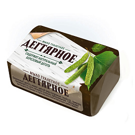 Мыло туалетное 140 г Чистые традиции, "Дегтярное", 1066-2