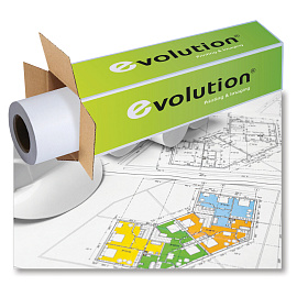 Бумага широкоформатная Evolution Premium EXTRA Paper 610 мм x 46 м 90 г/кв.м (2155077)