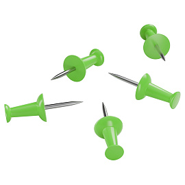 Кнопки силовые Berlingo, 50шт., цветные, ПВХ упак., европодвес, зеленые фото Кнопки силовые Berlingo, 50шт., цветные, ПВХ упак., европодвес, зеленые