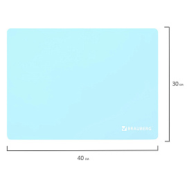 Настольное покрытие BRAUBERG, силикон, мятное, 30х40 см, 273613