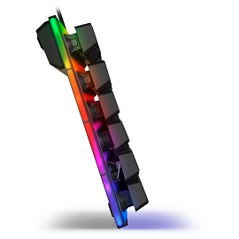 Клавиатура Sven KB-G8500, USB, прозрачный корпус, подсветка, черный фото Клавиатура Sven KB-G8500, USB, прозрачный корпус, подсветка, черный