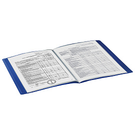 Папка 30 вкладышей STAFF, синяя, 0,5 мм, 225696 фото Папка 30 вкладышей STAFF, синяя, 0,5 мм, 225696