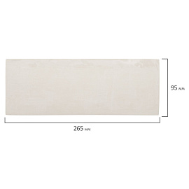 Пластилин скульптурный ТВЕРДЫЙ БЕЛЫЙ "Секреты художника", 1 кг, BRAUBERG ART, 107486