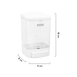 Диспенсер для жидкого мыла OfficeClean Professional, наливной, ABS-пластик, механический, белый, 1л фото Диспенсер для жидкого мыла OfficeClean Professional, наливной, ABS-пластик, механический, белый, 1л