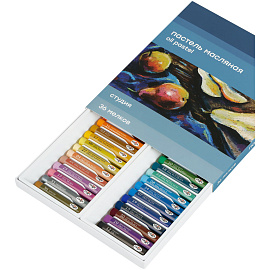 Пастель масляная Гамма Студия круглая 36 цветов