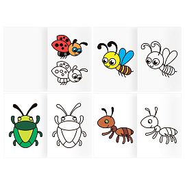 Раскраска А5, 16 стр., ТРИ СОВЫ "Посмотри и раскрась. Выпуск №1