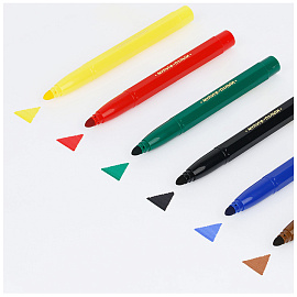 Фломастеры Мульти-Пульти "Енот в Англии", 06цв., утолщенные, смываемые, картон, европодвес