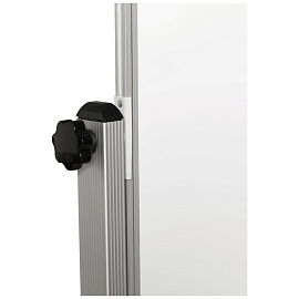 Доска магнитно-маркерная OfficeSpace, 90*60см, двустронняя, поворотная, мобильная, алюминиевый профиль