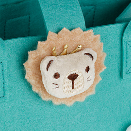 Сумка подарочная фетровая, 30*20*18см MESHU "Lion