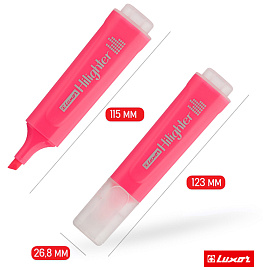 Набор текстовыделителей Luxor "Textliter" 04цв., 1-4,5мм, чехол с европодвесом фото Набор текстовыделителей Luxor "Textliter" 04цв., 1-4,5мм, чехол с европодвесом