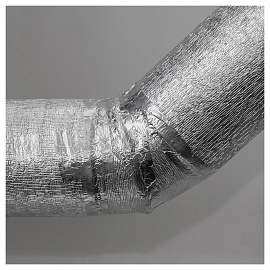 Клейкая лента алюминиевая Aviora, 50мм* 50м, негорючая, непроницаемая, влагостойкая фото Клейкая лента алюминиевая Aviora, 50мм* 50м, негорючая, непроницаемая, влагостойкая